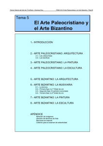Tema 5.- Artes Paleocristiano y Bizantino