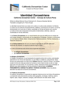 Identidad Zoroastriana - California Zoroastrian Center