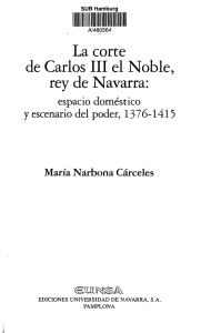 La corte de Carlos III el Noble, rey de Navarra