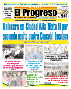 2015 - Diario el Progreso