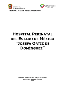 hospital perinatal del estado de méxico “josefa ortiz de domínguez”