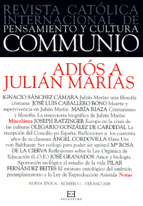 Adiós a Julián Marías