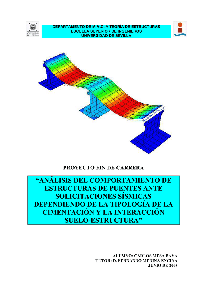 Análisis Del Comportamiento De Estructuras De Puentes Ante