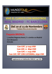 oferta clasico real madrid - fc barcelona