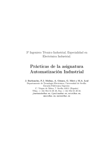 Prácticas de la asignatura Automatización Industrial