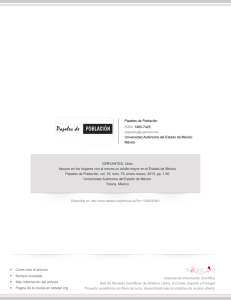 Redalyc.Apoyos en los hogares con al menos un adulto mayor en el