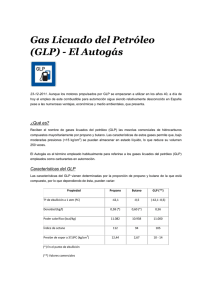 Gas Licuado del Petróleo (GLP) - El Autogás