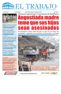 Denuncia agresiones y amenazas de familiares
