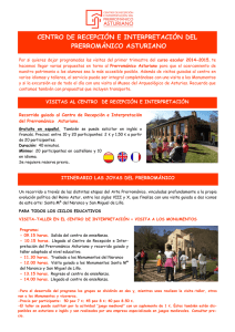 Avance de actividades 15-16. CIR Prerrománico Asturiano