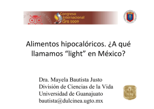Alimentos hipocalóricos. ¿A qué llamamos “light” en México?