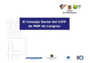 El Consejo Social del CIFP de MSP de Langreo