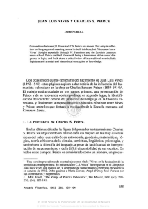 Juan Luis Vives y Charles S. Peirce - Dadun