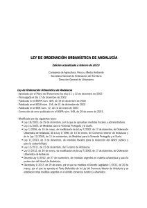 Ley de Ordenación Urbanística de Andalucía (LOUA)