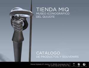 TIENDA MIQ - Museo Iconográfico del Quijote