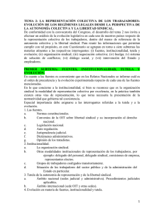 tema 2: la representación colectiva de los trabajadores