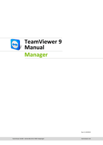TeamViewer 9 Manual