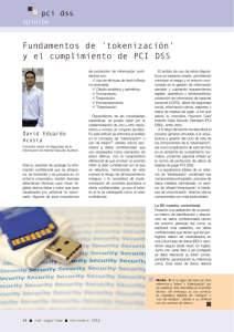 Fundamento de Tokenizacion y el Cumplimiento de PCI DSS