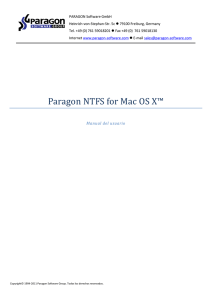 Paragon NTFS for Mac OS X -