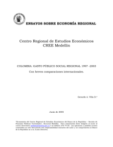 ensayos sobre economía regional