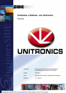 Contactos y Bobinas con Unitronics Tutorial
