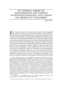un ensayo sobre el surgimiento de cortes constitucionales