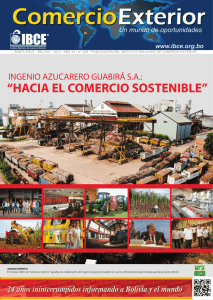 HACIA EL COMERCIO SOSTENIBLE: Ingenio Azucarero Guabirá S.A.