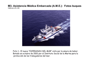 M3. Asistencia Médica Embarcada (A.M.E.): Fotos buques