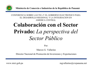 Colaboración con el sector privado: la perspectiva del sector público