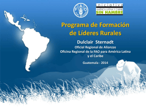 Programa de Formación de Líderes Rurales