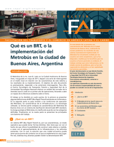 Qué es un BRT, o la implementación del Metrobús en la ciudad de