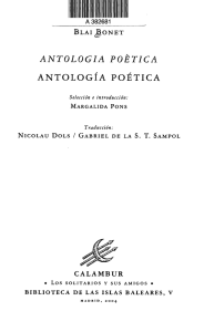 antologia poètica antología poètica