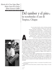Del tambor y el pito a las tecnobandas: el caso de Teopisca, Chiapas