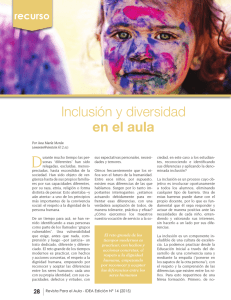 Inclusión y diversidad en el aula