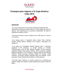 Consejos para viajeros a la Copa América Chile 2015