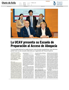 La UCAV presenta su Escuela de Preparación al Acceso de Abogacía