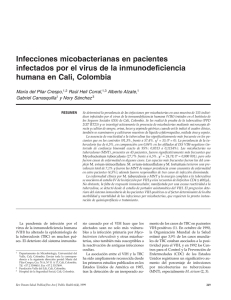 Infecciones micobacterianas en pacientes infectados por el virus de