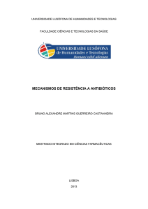 Monografia Mecanismos de Resistência a Antibióticos