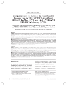 Comparación de los métodos de cuantificación de carga viral de