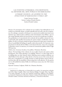 14. Las fuentes literarias, una respuesta al devenir del arte público