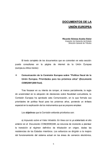 documentos de la unión europea - Instituto de Estudios Fiscales