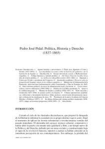 pedro José pidal: política, historia y derecho (1837-1865)