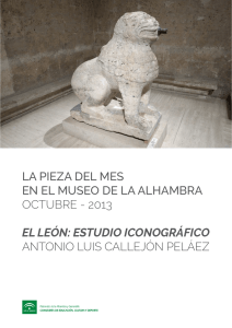 El león, estudio iconográfico - Patronato de la Alhambra y Generalife