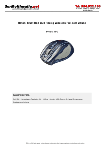 Ratón: Trust Red Bull Racing Wireless Full-size