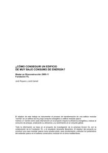 ¿cómo conseguir un edificio de muy bajo consumo de energía?