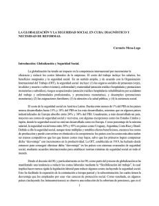 1 LA GLOBALIZACIÓN Y LA SEGURIDAD SOCIAL EN CUBA