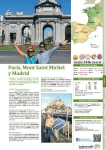 París, Mont Saint Michel y Madrid, 6 días