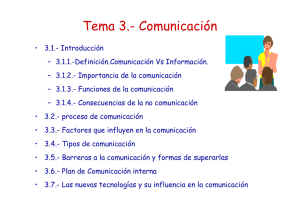 tema 3: comunicación interna