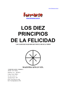 Los diez principios de la felicidad