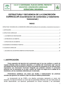 3.2.2. Estructura y Secuencia Curricular.
