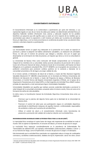 consentimiento informado - Universidad de Buenos Aires